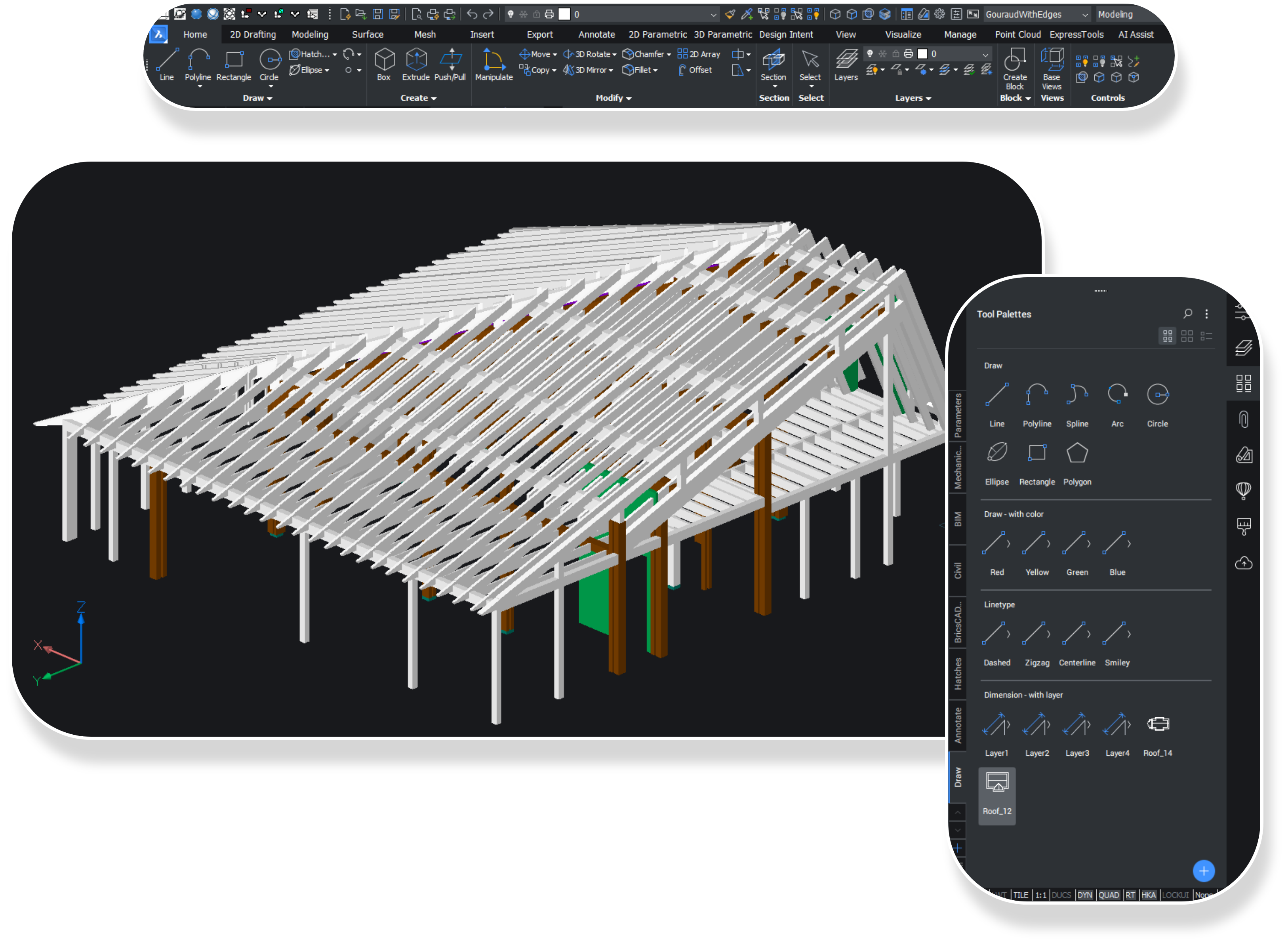 BricsCAD group 1